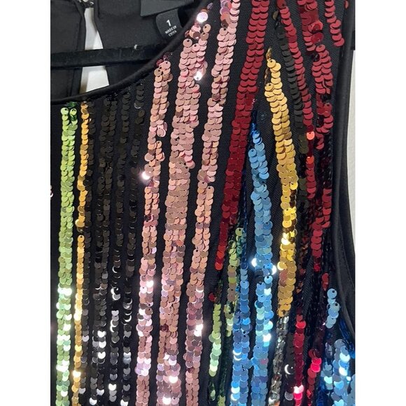 Torrid Multicolor Sequin Midi Dress - Picture 3 of 13